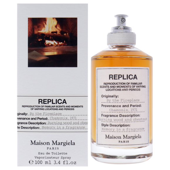 Replica By The Fireplace by Maison Margiela for Unisex - 3.4 oz EDT Spray - Picture 1 of 4